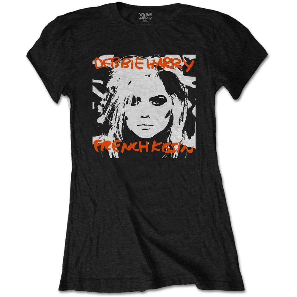 Debbie Harry Womens T Shirt French Kissin
